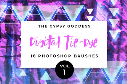 Digital Tie Dye Brushes Vol. 1