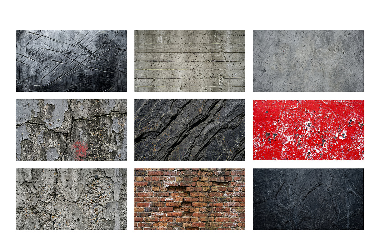 Grunge Wall Texture Pack Background, a Texture Graphic by Shovajit (Photo 5 of 5)