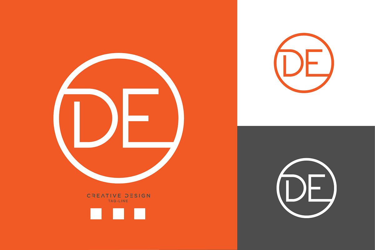 DE or ED logo monogram, a Branding & Logo Template by design_proleague