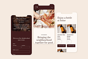 Wine Bar/Venue Website Template, a Squarespace Template by WebInAWeek (Thumbnail 3 of 6)