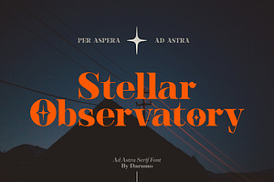 Ad Astra - Graceful Serif Font