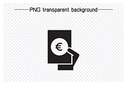 Euro Currency Money Icons Set, a Solid Icon by Designfour (Thumbnail 3 of 7)