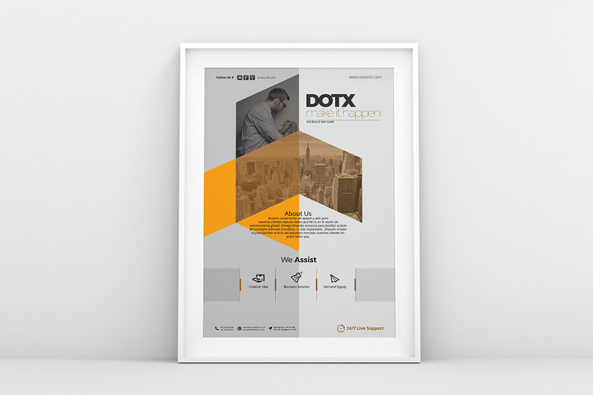 Poster Template, a Flyer Template by artisanHR (Photo 5 of 7)