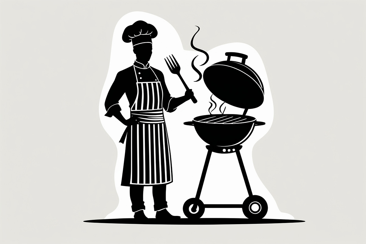 BBQ Grill Master Chef Bundle, an Illustration by Creativeshirt (Photo 4 of 7)
