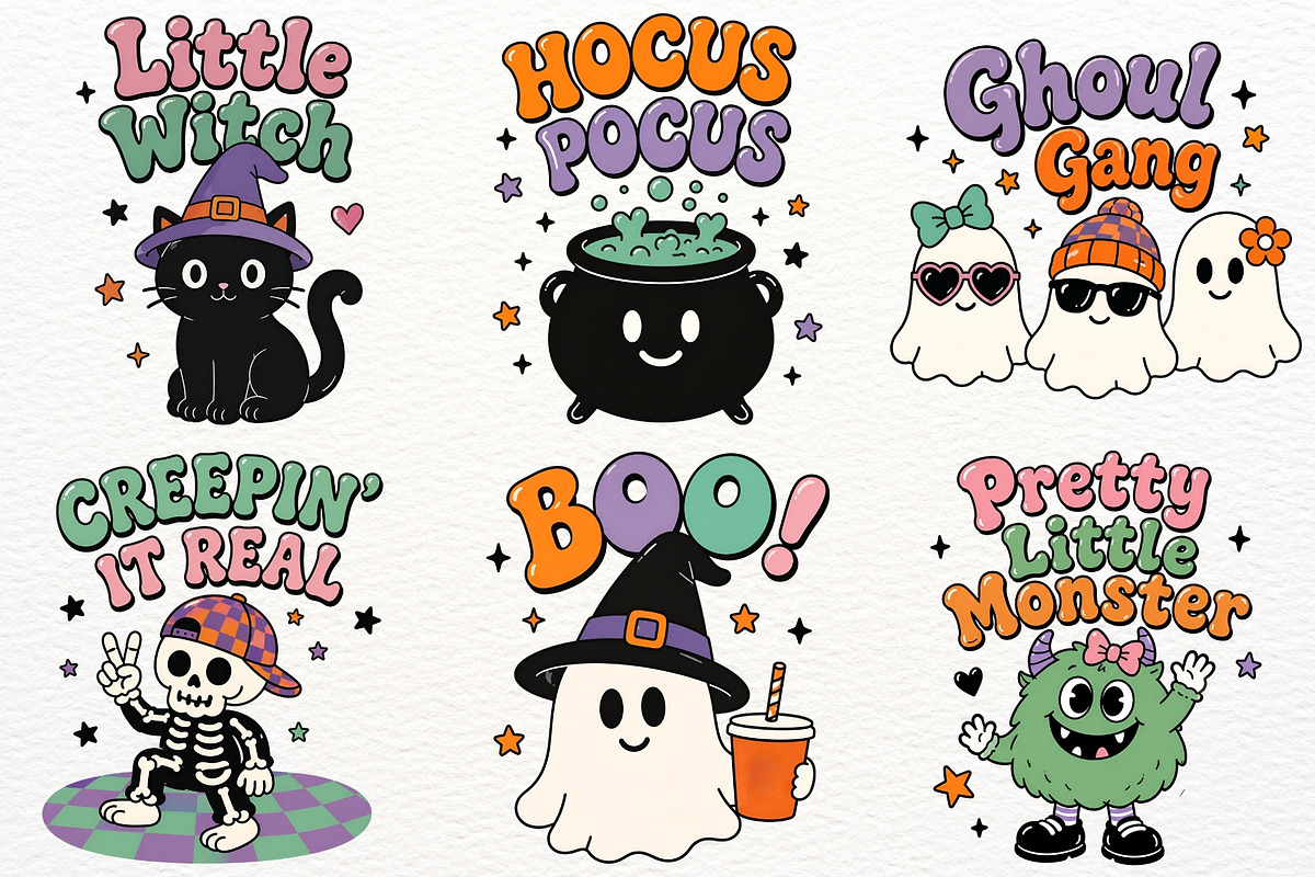 Halloween Ghost Clipart Spooky PNG, a Seasonal Illustration by SugarCloudStudioArt (Photo 3 of 5)