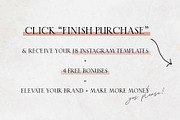 18 Instagram Templates for Creatives, a Social Media Template by CreativeMavenCo. (Thumbnail 7 of 8)