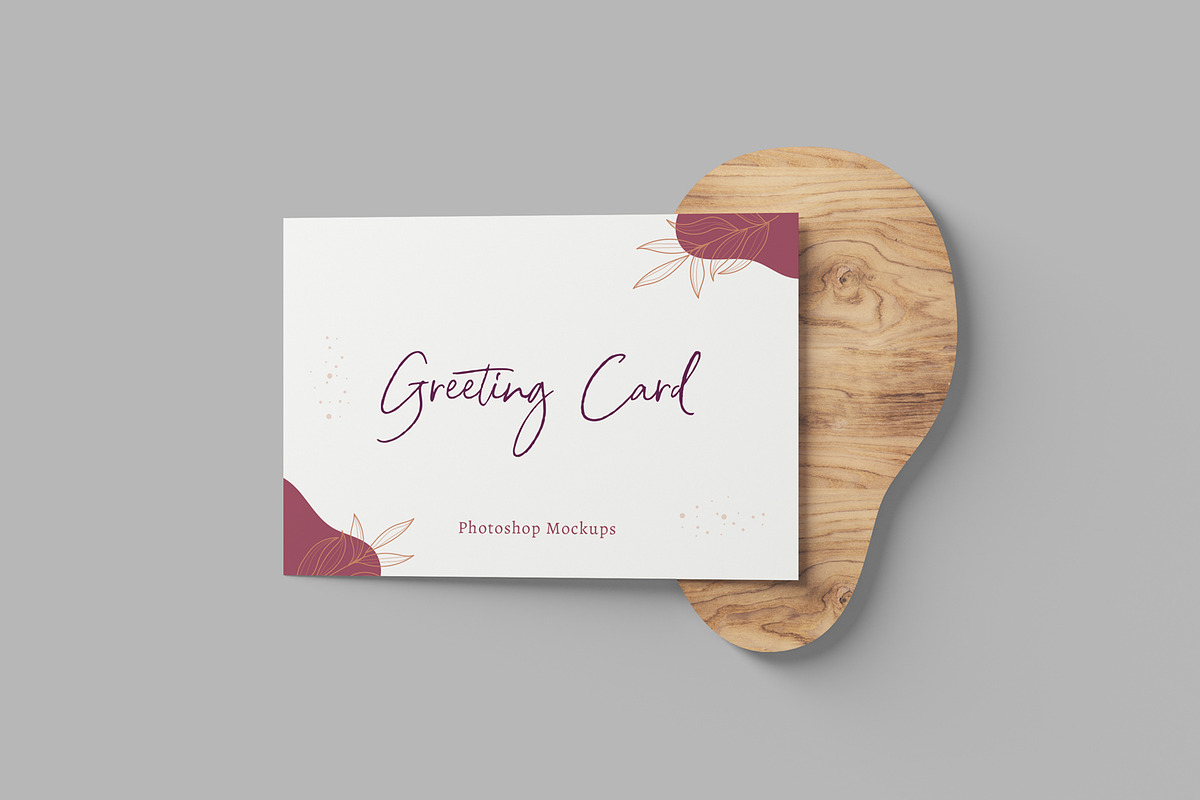 Greeting Card Mockups, a Print Template by artimasa (Photo 4 of 5)