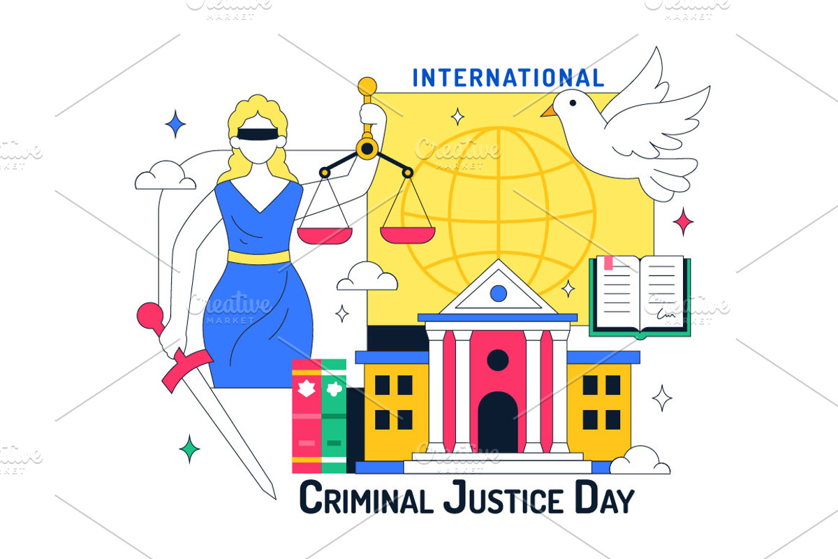 10 International Criminal Justice, a Person Illustration by denayunebgt (Photo 4 of 4)