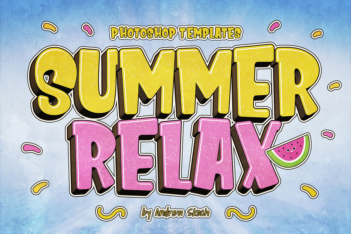 Funny Cartoon Text Effect, a Branding & Logo Template by Andrew Skoch Design (Photo 4 of 9)