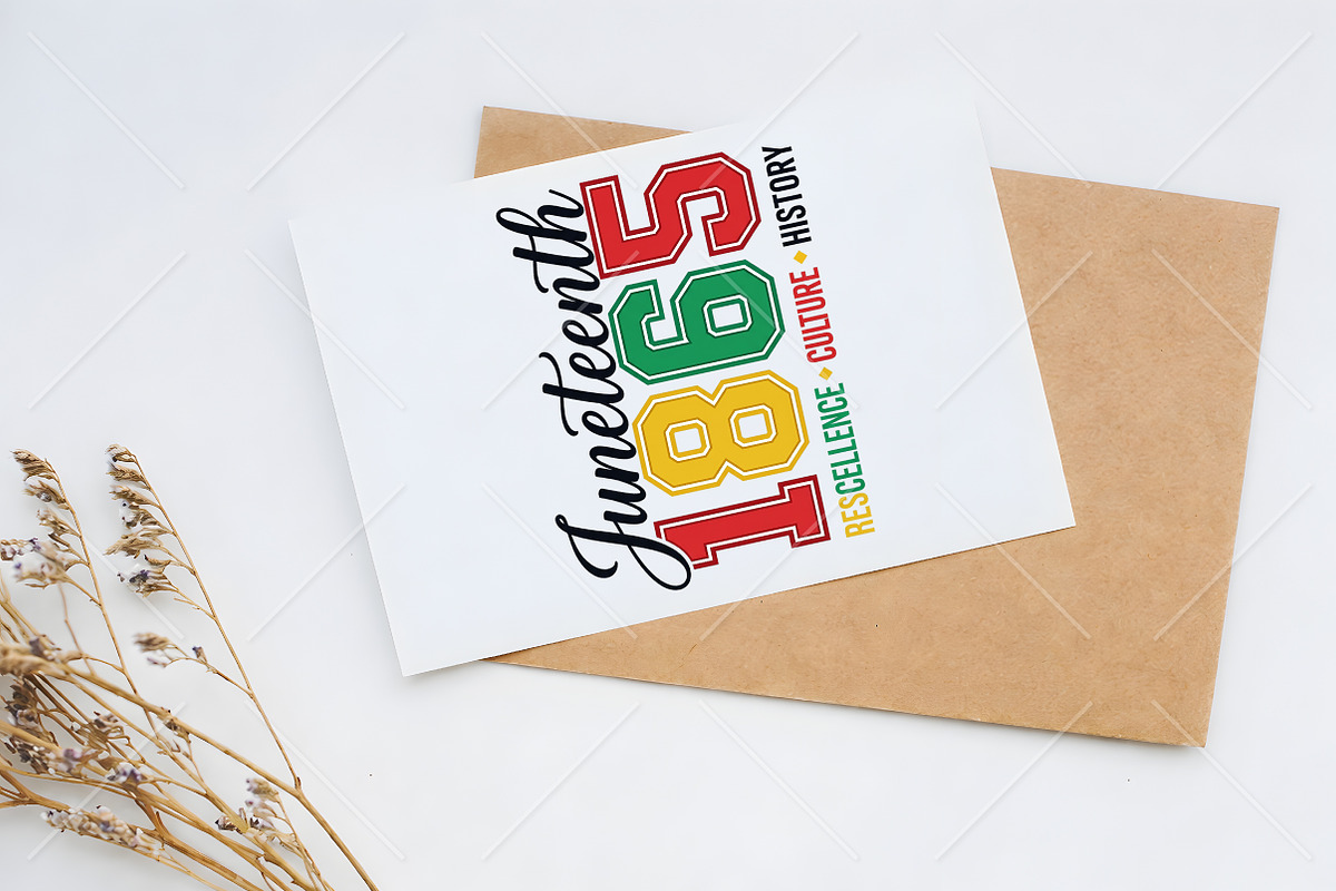 Juneteenth 1865 Sublimation PNG, a Seasonal Illustration by Canvas Craft (Photo 5 of 5)