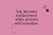 Enchanted Grimoire - A Display Font, a Handwritten Font by Beck McCormick (Thumbnail 2 of 10)