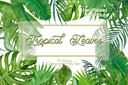 Tropical Leaves, a Texture Illustration by Elly Studio (Thumbnail 7 of 7)