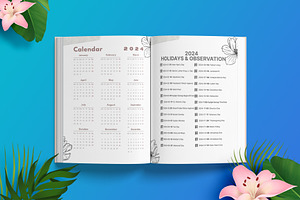 2023-2024 Monthly Planner Canva