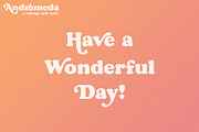 Andromeda // A Vintage Soft Serif, a Serif Font by Megs Lang (Thumbnail 18 of 18)