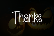 Pumpkin Halloween | Script Font, a Script Font by Scratchones (Thumbnail 8 of 8)