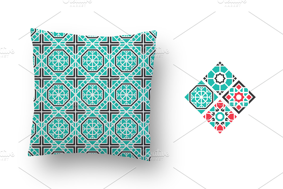 Turkish seamless tiles, a Pattern Graphic by dacascas (Photo 4 of 5)
