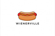 Wienerville Hot Dog, a Branding & Logo Template by Logocreative (Thumbnail 2 of 2)