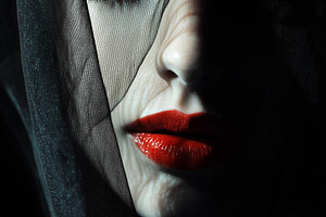 Mysterious woman with closed eyes, a Person Photo by MistyDay