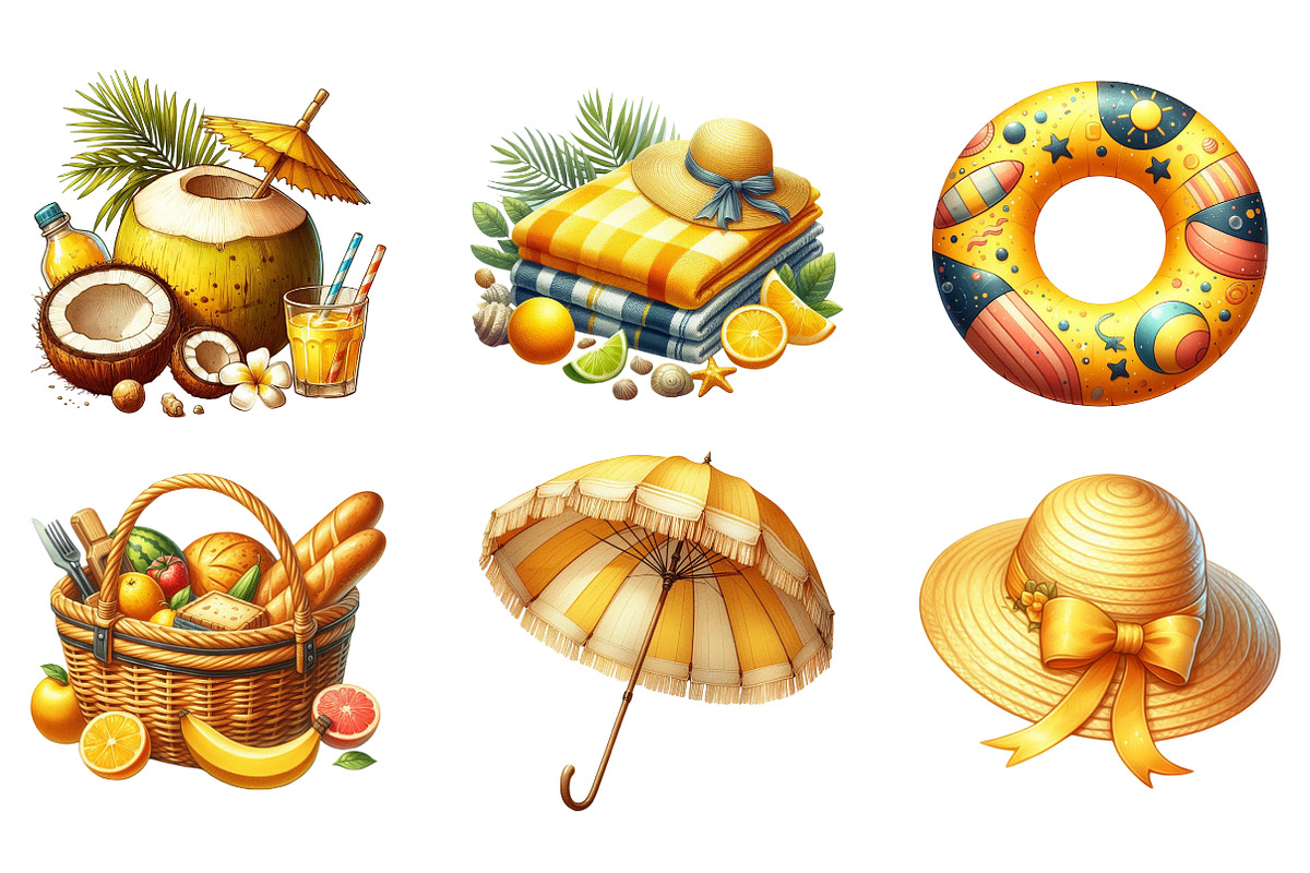 Summer Vacation PNG, an Illustration by SinaCreation (Photo 3 of 5)