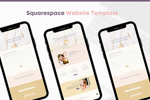 Squarespace Website Template. Simona