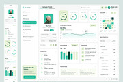 HR Management Dashboard UI Figma, an UI Kit Template by peterdraw (Thumbnail 5 of 7)