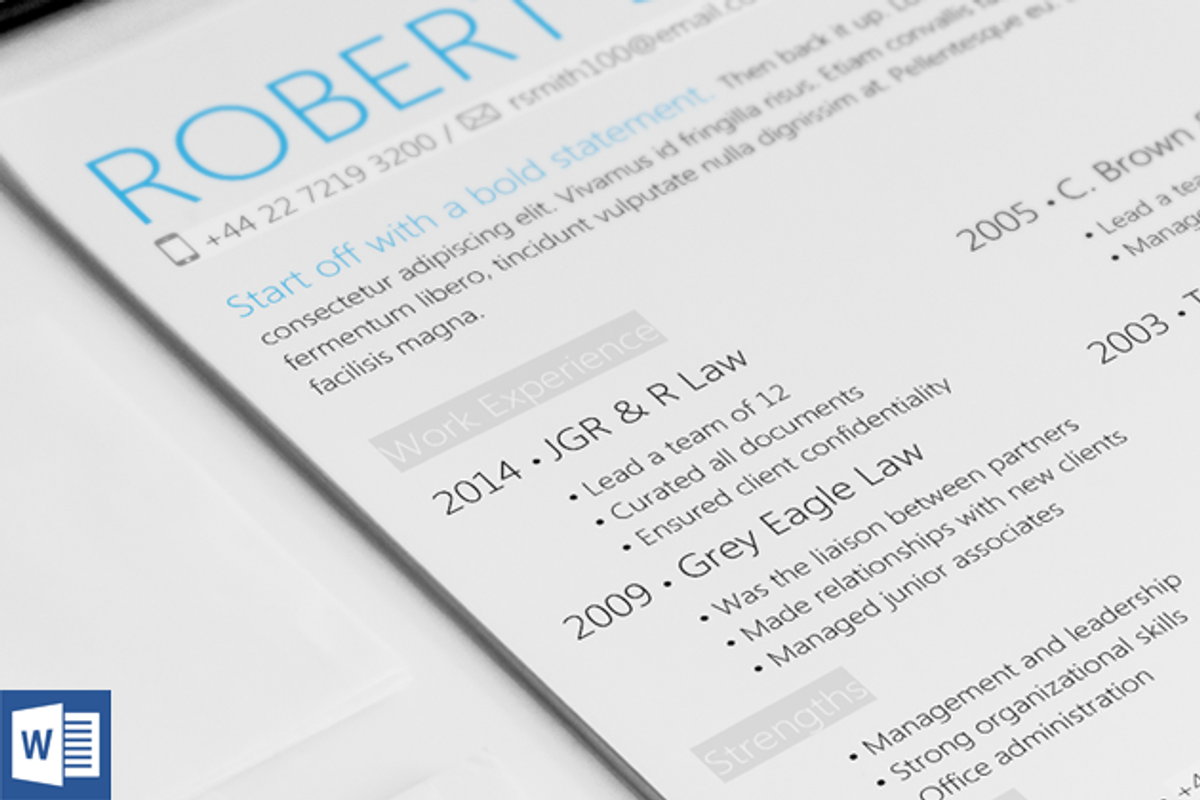 Highlight Resume Template, a Resume Template by 12 Resumes  (Photo 1 of 4)