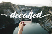 Decalled - Stylistic Fonts, a Script Font by SemutHitam Creative (Thumbnail 1 of 7)