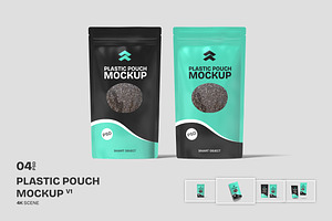 Plastic Pouch - Mockup