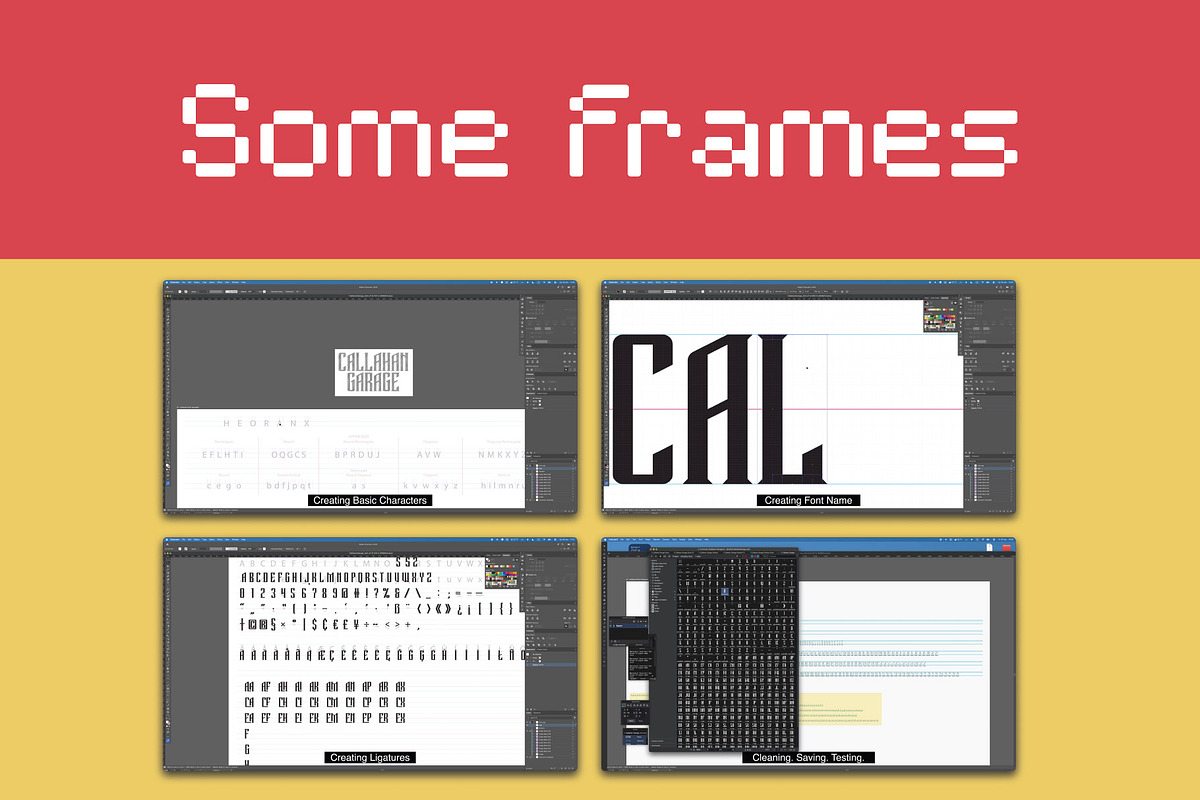 Commercial Font Creation Workflow, an App Template by VozzyStock (Photo 4 of 6)