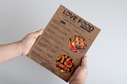 Vintage style FOOD MENU, a Flyer Template by Tzochko (Thumbnail 2 of 5)