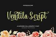 Vendila Script Font, a Script Font by Siwox Studios (Thumbnail 1 of 8)