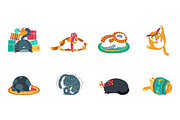 Cute fat cats. Christmas collection., a Decorative Illustration by Svitlana Kharchuk (Thumbnail 3 of 15)