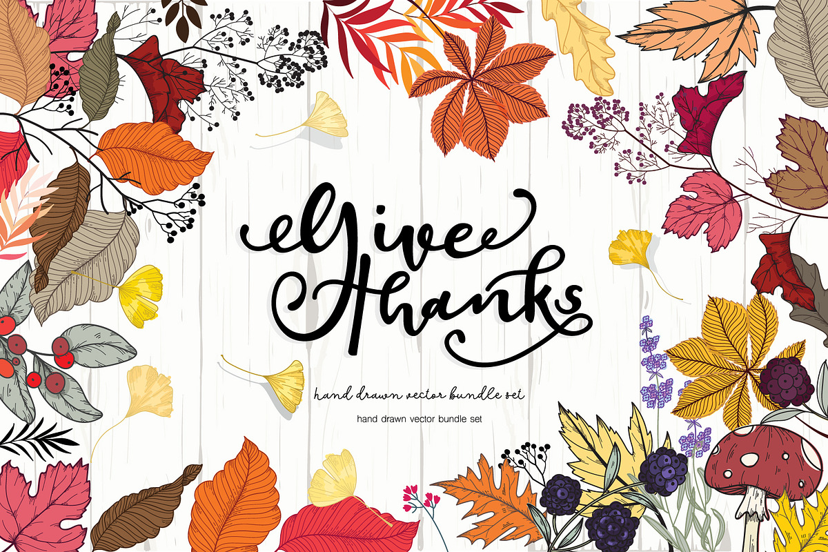 Autumn/Fall for Give Thanks Handdraw, a Decorative Illustration by MooBeer (Photo 1 of 4)