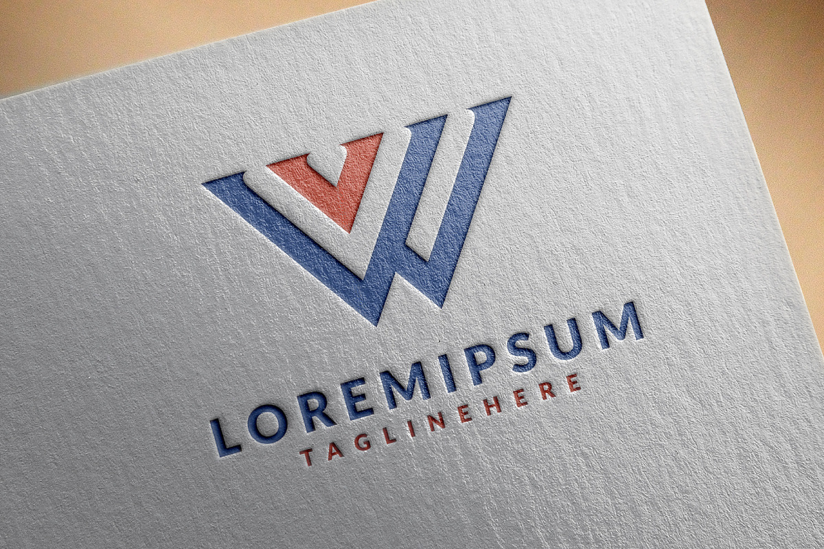 VW monogram initials letter logo con, a Branding & Logo Template by Saba Vector (Photo 2 of 3)