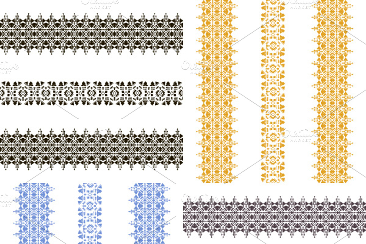 Oriental seamless pattern collection, a Background Graphic by Sanny Clipart