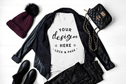 T-Shirt Mockup Bundle Bella Canvas, a Shirt Mockup by lock and page (Thumbnail 20 of 71)