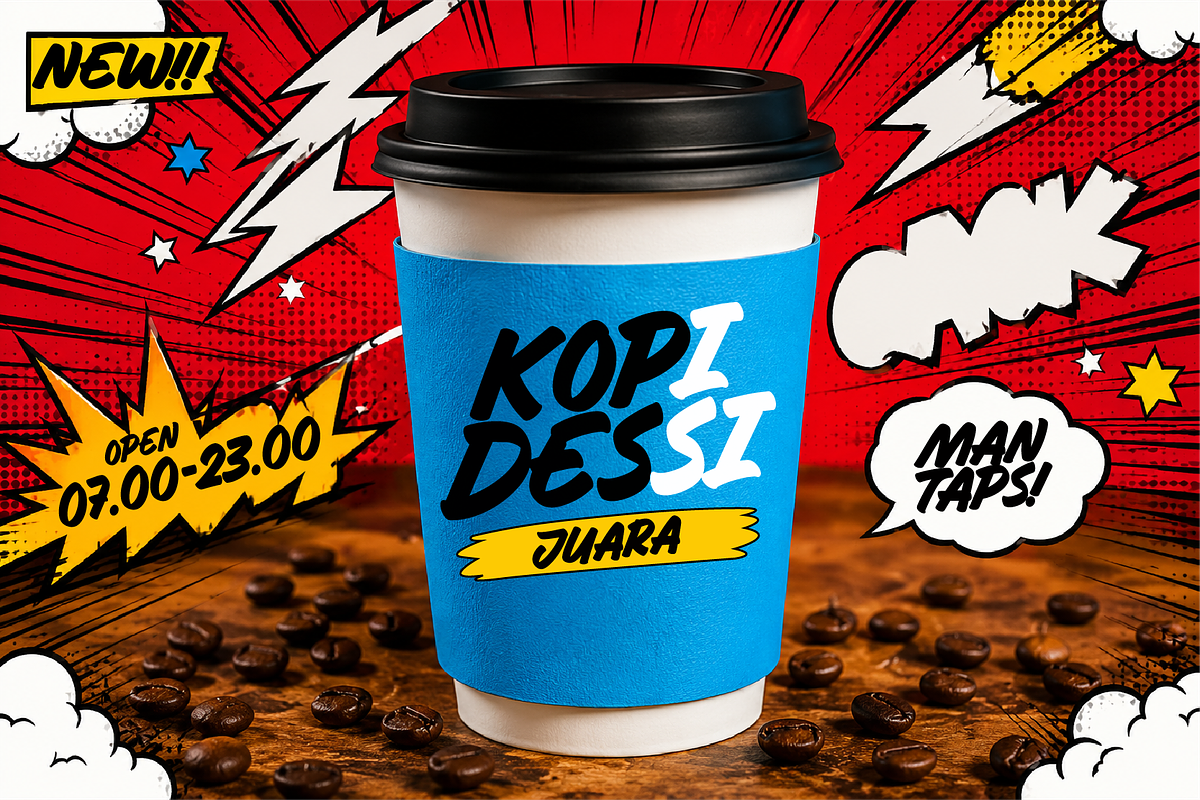 Uh Kaget Bold Comic Display Font, a Handwritten Font by Ronny Studio (Photo 5 of 9)