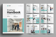 Employee Handbook Template, a Brochure Template by E-Type (Thumbnail 1 of 7)