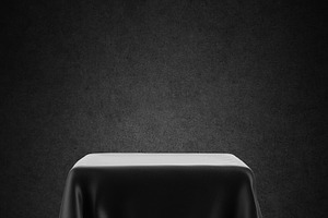 Black and white spotlight pedestal, an Arts & Entertainment Photo by BOOCYS