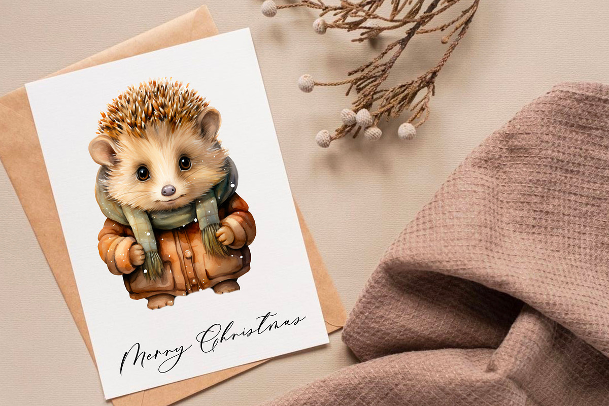 Winter animals, Forest dwellers, an Animal Illustration by Hello My Print (Photo 6 of 9)