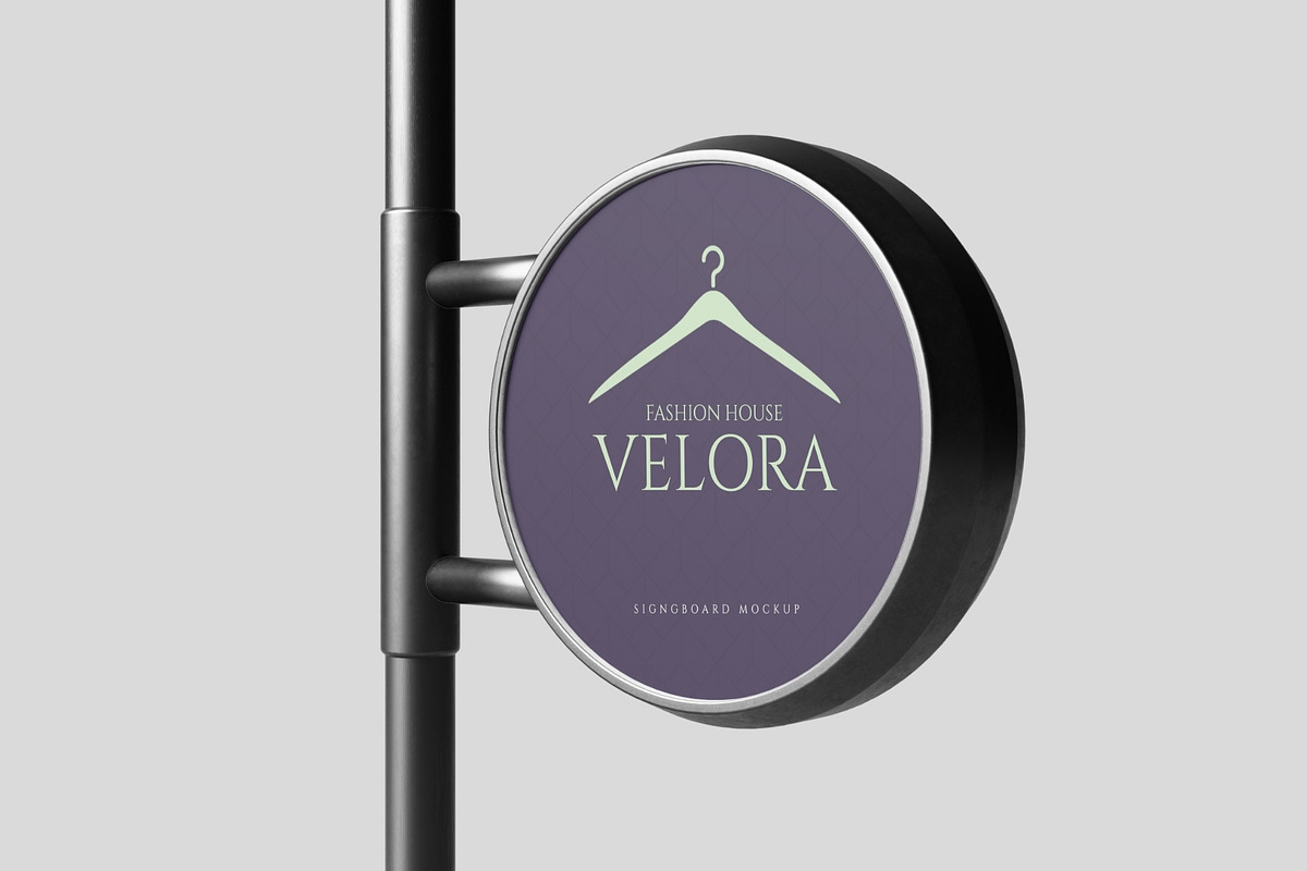 Realistic Signage Mockup PSD, an Advertising Mockup by MA-KING_ART (Photo 3 of 5)