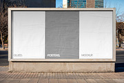 Street Glued Posters Mockup, an Advertising Mockup by Design Squad (Thumbnail 4 of 4)