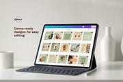 Self-Care Instagram Templates Canva, a Social Media Template by Kalstud (Thumbnail 6 of 8)