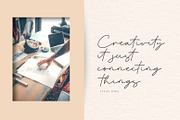 Setubal Script, a Script Font by khurasan (Thumbnail 3 of 6)