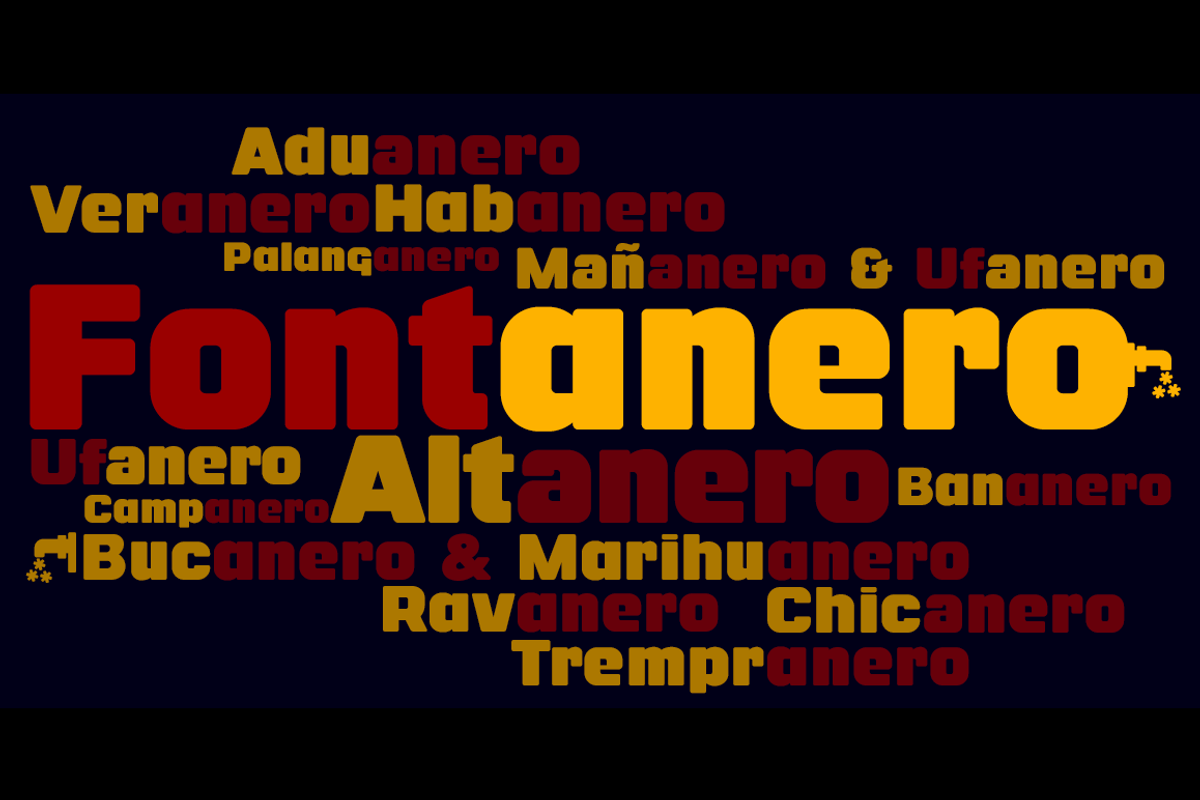 Fontanero -3 fonts- preview 2