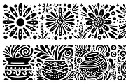Vintage Flowers Folk Art, a Decorative Illustration by devastd (Thumbnail 16 of 28)