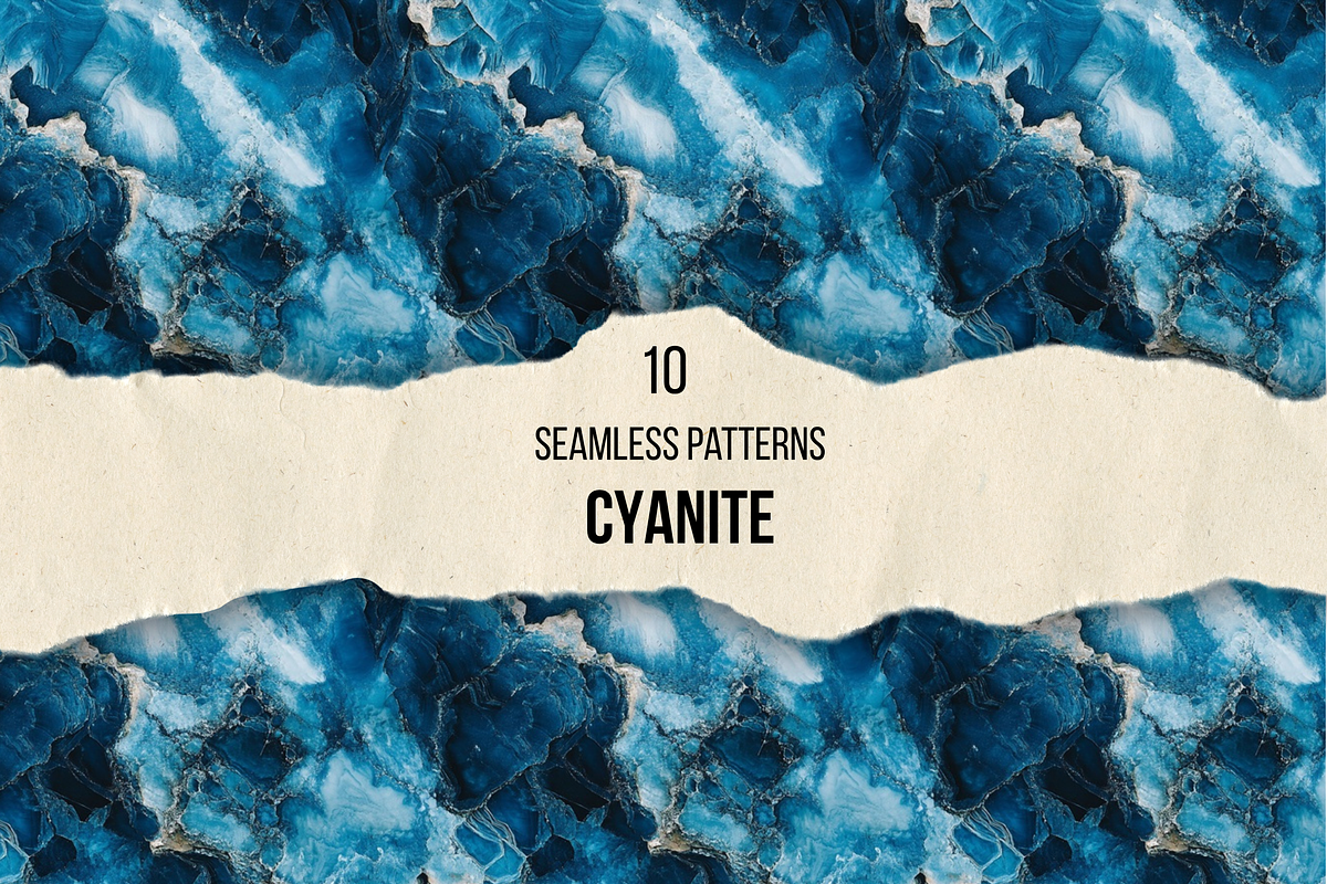 Cyanite Seamless Photo Patterns, a Pattern Graphic by DigitaI Craft Corner (Photo 1 of 6)