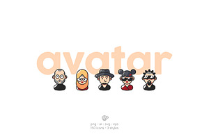 avatar 150 icons