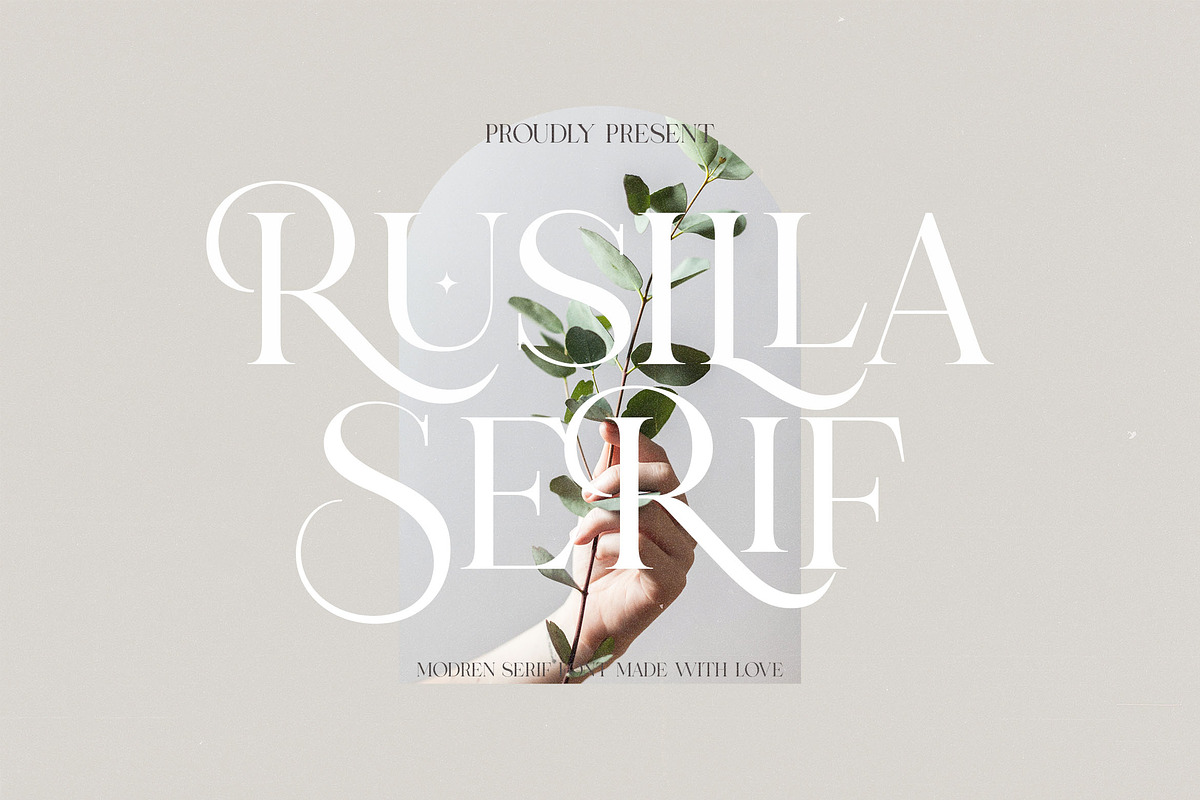 Rusilla Serif - Elegant Serif, a Serif Font by dealitastudio (Photo 1 of 8)