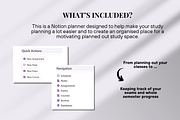 Purple Notion Student Planner, an App Template by SociallyyCreative (Thumbnail 3 of 10)